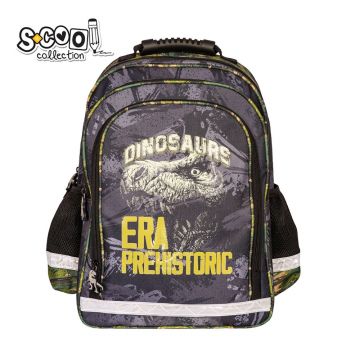 Ghiozdan ergonomic, Dino, 40.5x29x13.5cm, S-Cool