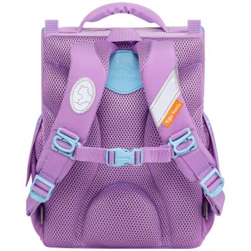 Ghiozdan neechipat Nature Quest, dimensiune 35x31x19cm, motiv Lilac Beach, Tiger Family